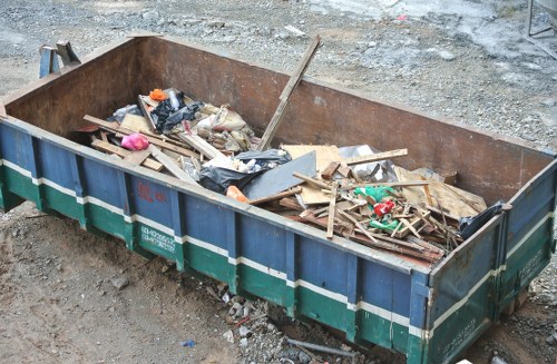 A permit application form for skip hire in Havering