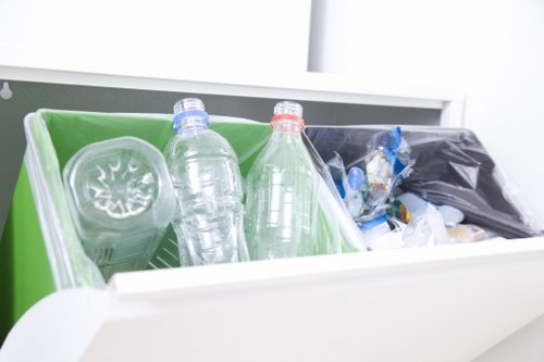 Residential recycling bins in Havering