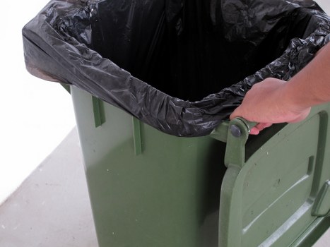 Waste removal service in action