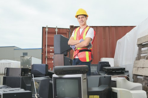 Eco-friendly waste segregation at skip hire service